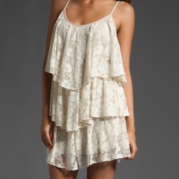 VAVA by Joy Han lace ruffle dress - Picture 1 of 5